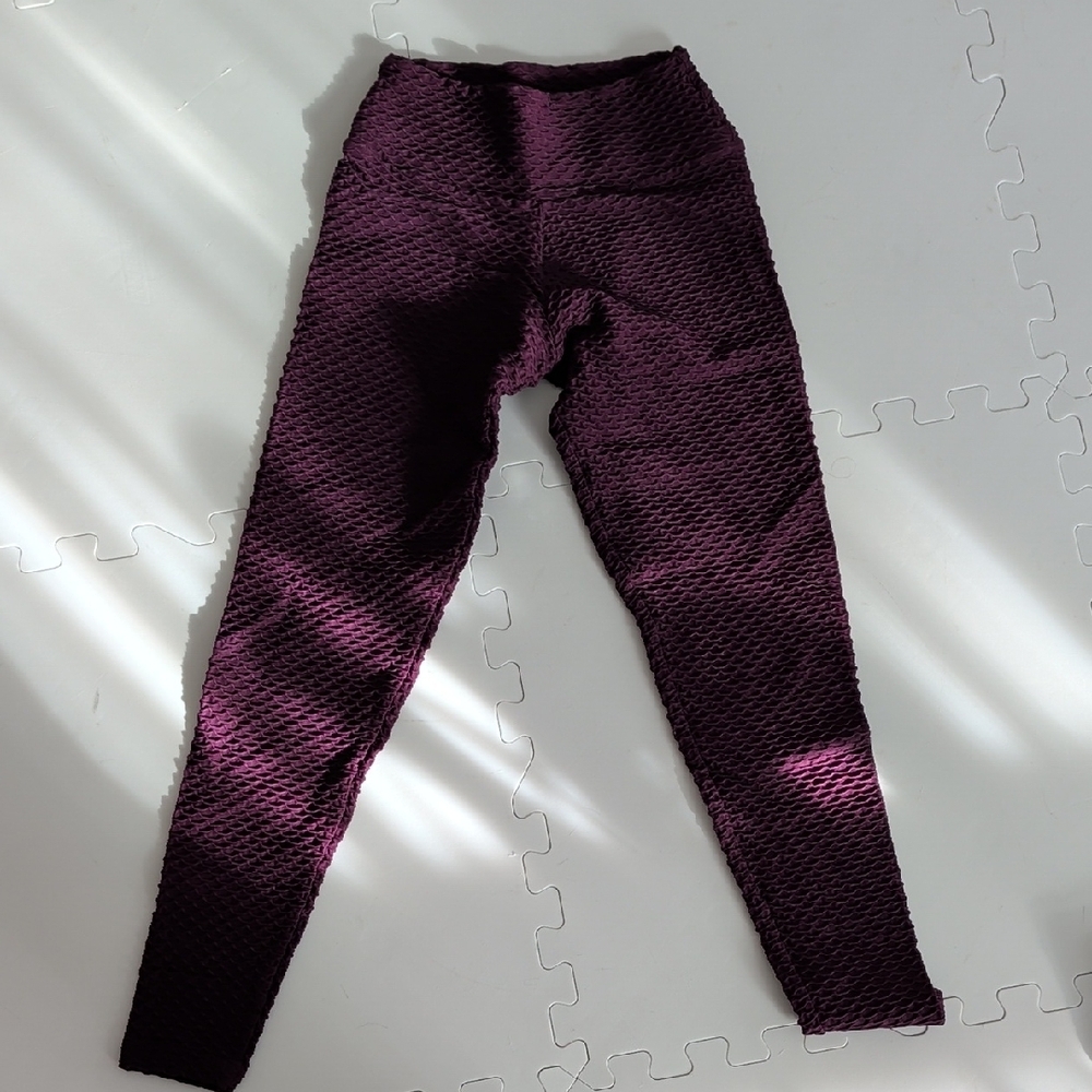 Booty by Brabants Plum Croco Leggings - Picture 3 of 3